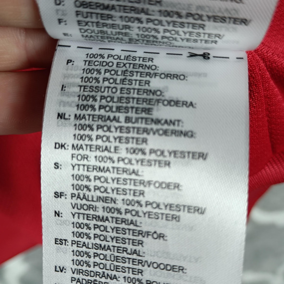 Manchester United FC Jacket Youth Large Red Soccer Adidas Full Zip Track Futbol - Picture 11 of 11